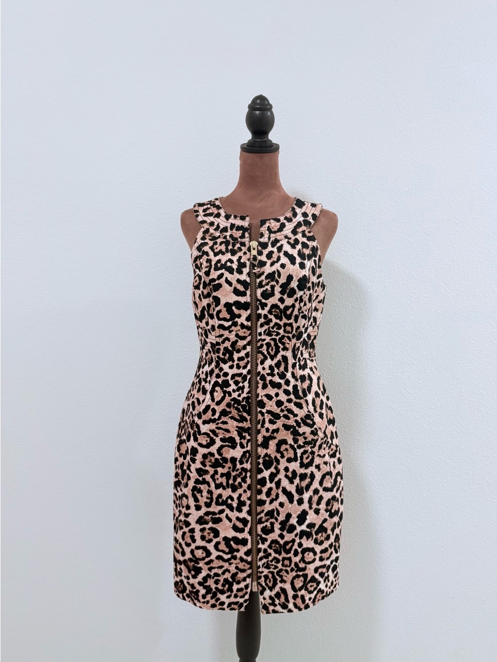 Muse Size 6 Cheetah Print Mini Dress